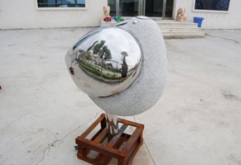 福建售樓部鳥類雕塑，景觀題材，抽象工藝