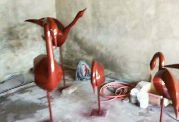 山東庭院鳥類雕塑，動(dòng)物主題，鍍銅工藝