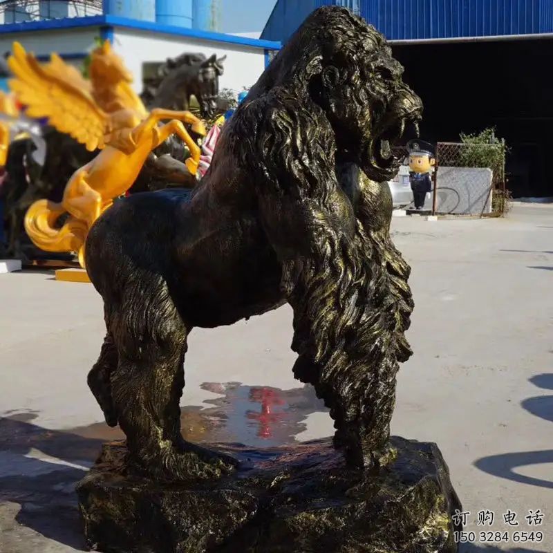 廣東大型黑猩猩雕塑 步行街宣傳雕塑 仿真擺件