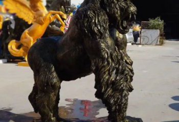 廣東大型黑猩猩雕塑 步行街宣傳雕塑 仿真擺件