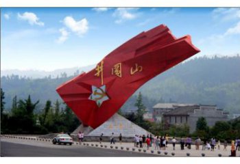 選用紅旗雕塑廠家，革命黨建雕塑，抽象效果