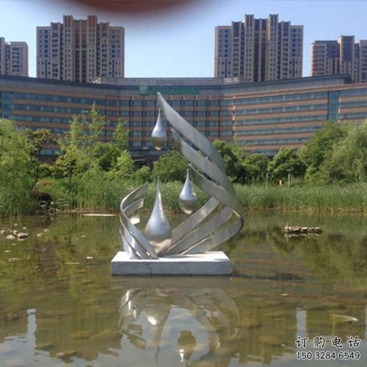 公園水珠雕塑廠家 創意企業雕塑 美陳雕塑