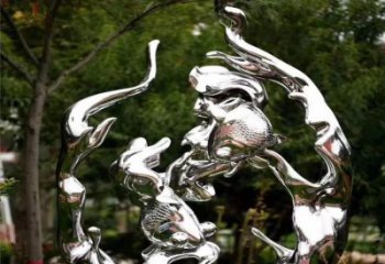 標(biāo)準(zhǔn)廣場浪花雕塑 抽象海浪雕塑 烤漆波浪雕塑生產(chǎn)