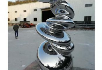 商業街浪花雕塑選用廠家 烤漆波浪雕塑 彩繪波浪雕塑