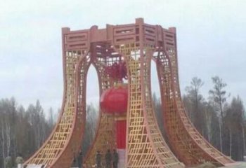 廣場燈籠雕塑供應商 抽象雕塑 烤漆雕塑廠家