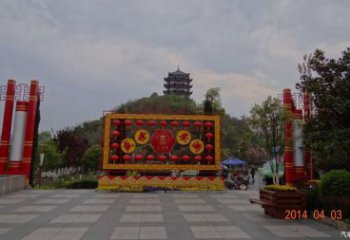 街道燈籠雕塑制造商 現代雕塑 彩繪雕塑生產