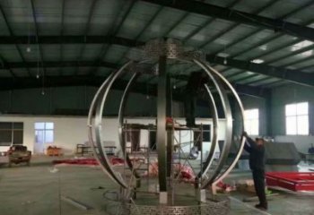 噴漆燈籠雕塑精品展示 中式村口雕塑 草地雕塑擺件