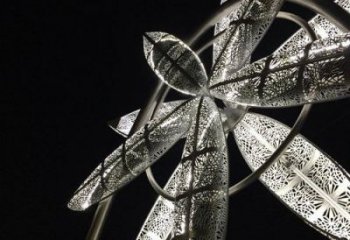 選定廣場(chǎng)風(fēng)車(chē)雕塑 抽象風(fēng)動(dòng)雕塑 烤漆旋轉(zhuǎn)雕塑