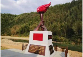 別墅區火焰雕塑廠家 大型別墅區擺件 剪影雕塑