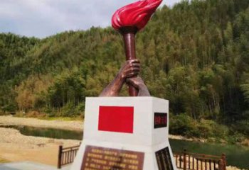 戶外火焰雕塑生產(chǎn)廠家 噴漆景觀小品 燈光雕塑