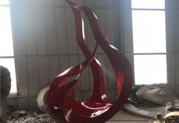 水景火焰雕塑素材小品 彩繪剪紙小品 現(xiàn)代雕塑