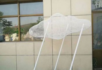 公園云梯雕塑 創(chuàng)意企業(yè)云朵雕塑廠家 美陳梯子雕塑