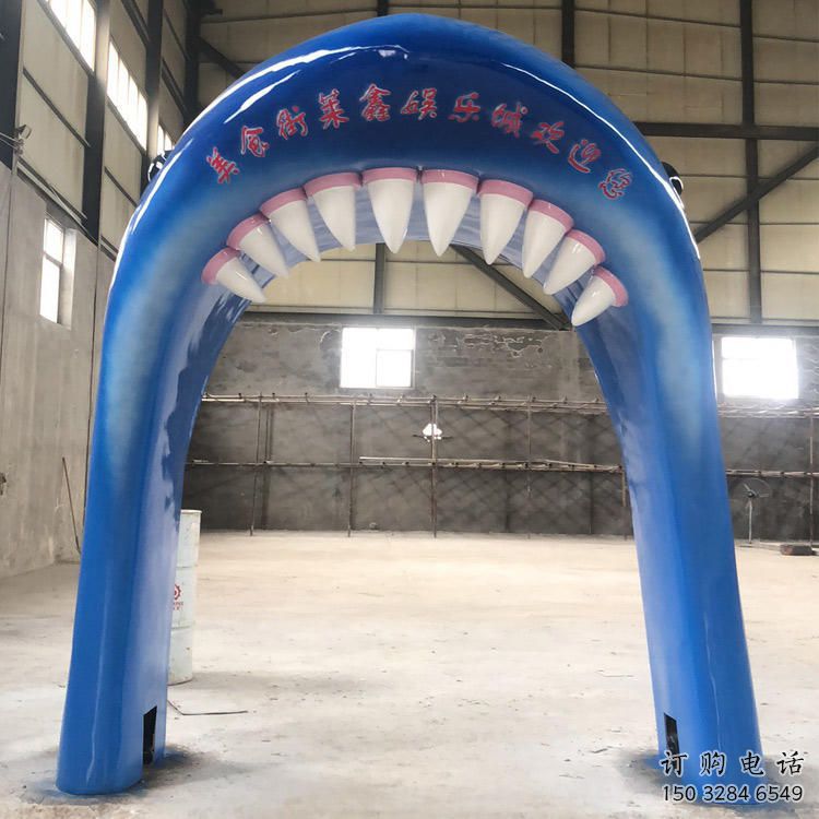 大門口大門雕塑 發(fā)光公園雕塑 仿真拱門雕塑生產(chǎn)商