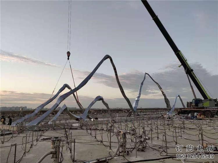 預定大型大門雕塑 歐式步行街雕塑 彩繪拱門雕塑