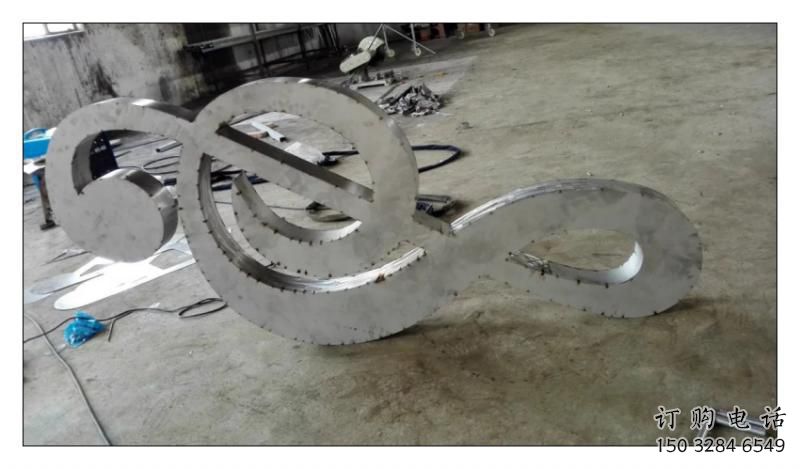 承接廣場音符雕塑 抽象景觀小品 烤漆雕塑