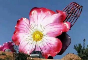 選用標識指環雕塑 剪影標識雕塑 商業街戒指環雕塑