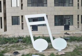 預(yù)選戶外音符雕塑 噴漆景觀小品 燈光雕塑