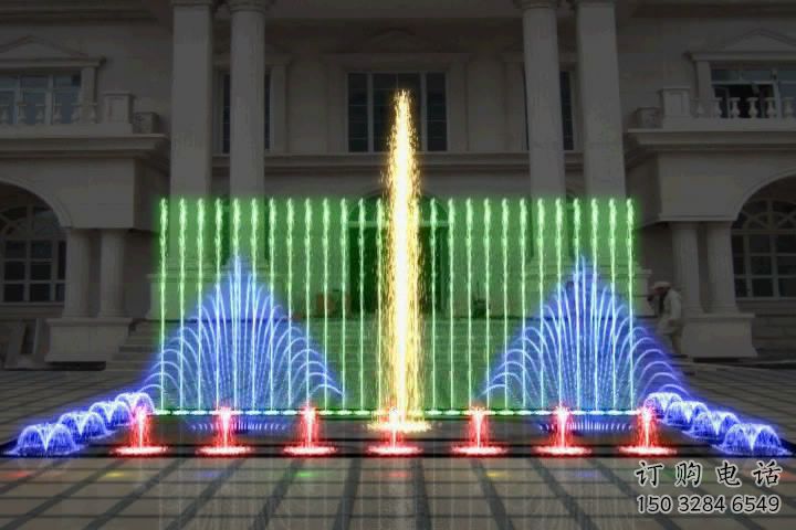 程控變頻噴泉雕塑，水景噴泉雕塑制作