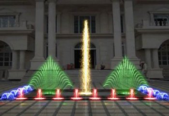 人工湖變頻噴泉雕塑，水景噴泉雕塑生產(chǎn)