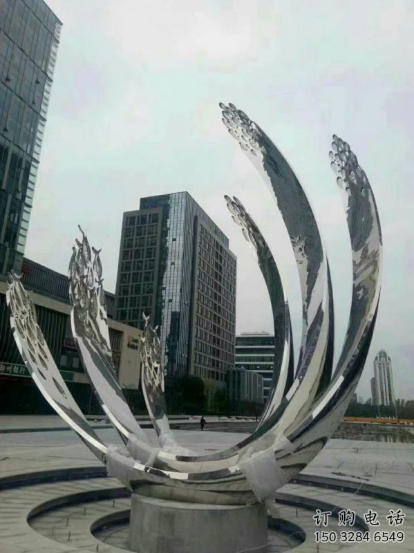 地面噴泉雕塑小品，圓環結構概念，旱地水景噴泉體系