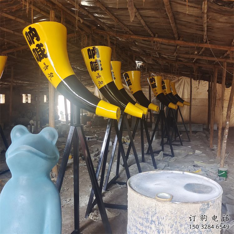 吶喊方式噴泉雕塑，變頻聲控模式噴泉雕塑