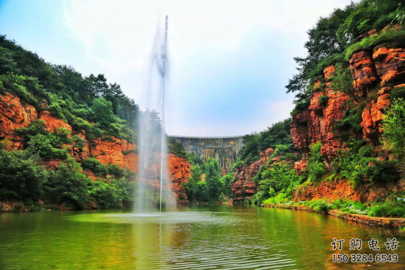 水景藝術(shù)吶喊噴泉雕塑，聲控模式配置