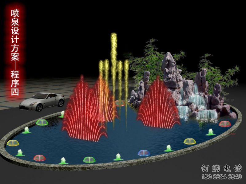 涌泉漂浮噴泉雕塑，水景藝術噴泉雕塑加工