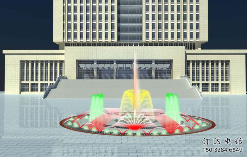 水景高噴搖擺噴泉雕塑，循環噴水模式噴泉雕塑預定