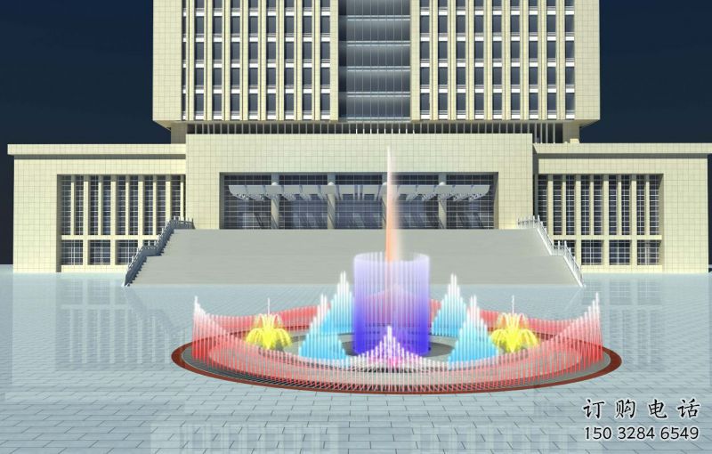 水景冷霧搖擺噴泉雕塑，循環(huán)噴水模式噴泉雕塑承接
