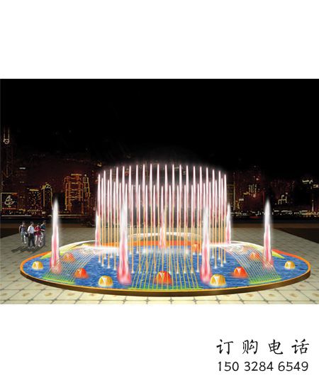 水簾搖擺噴泉雕塑，循環(huán)噴水模式噴泉雕塑公司