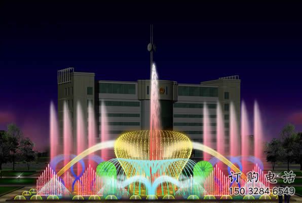 音樂水景搖擺噴泉雕塑，循環噴水模式噴泉雕塑提供