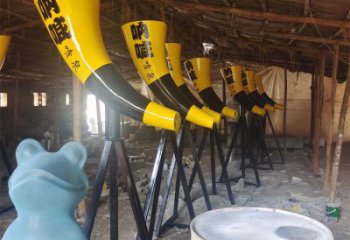 吶喊方式噴泉雕塑，變頻聲控模式噴泉雕塑