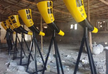 喇叭噴泉雕塑，聲控變頻方式噴泉雕塑廠家