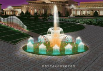 電影漂浮噴泉雕塑，水景藝術噴泉雕塑提供