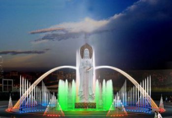 搖擺漂浮噴泉雕塑，水景藝術噴泉雕塑預定