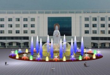 冷霧搖擺噴泉雕塑，循環(huán)噴水模式噴泉雕塑選定