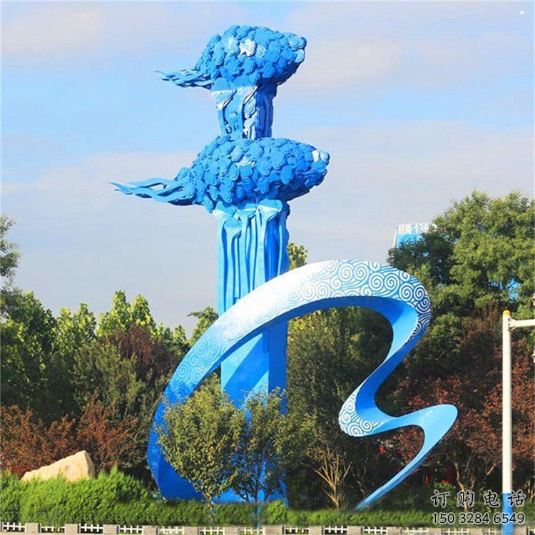 景觀和字雕塑供需，彩鋼制作，大型不銹鋼和字雕塑廠家