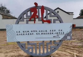 戶外廉政雕塑廠家，黨建文化題材，宣傳標識雕塑