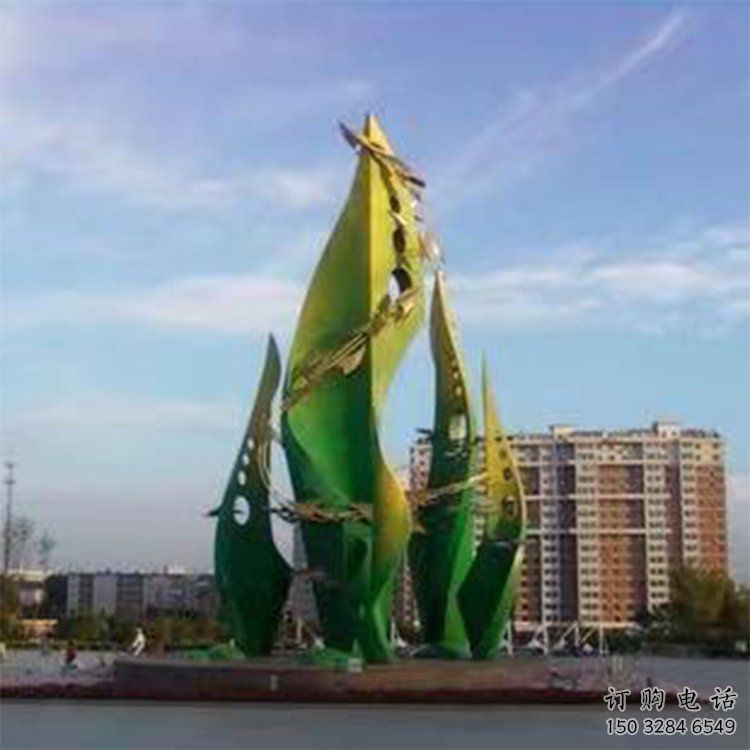 宣傳主題雕塑廠生產，藝術形象標識，地標美陳雕塑