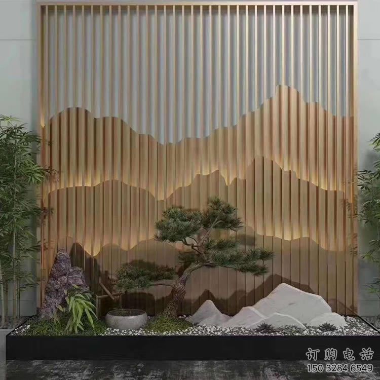 美陳裝飾景墻雕塑，背景墻美陳雕塑