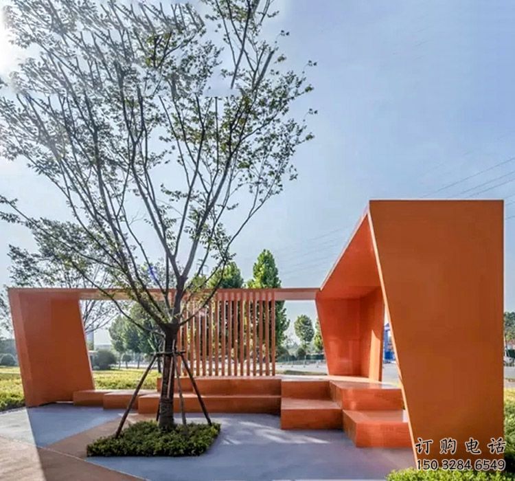 不銹鋼走廊廊架藝術雕塑