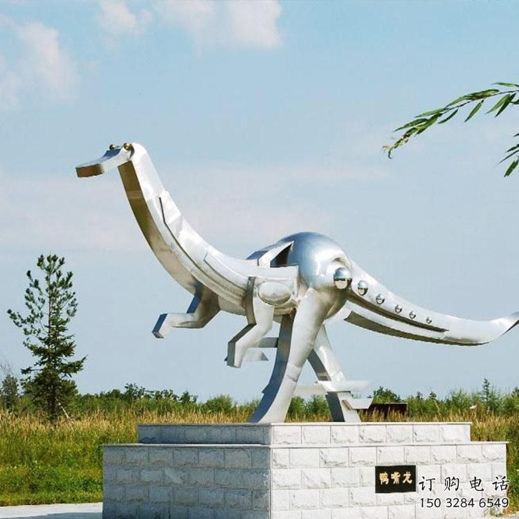 恐龍雕塑標準，廣場雕塑，鏡面恐龍雕塑廠家