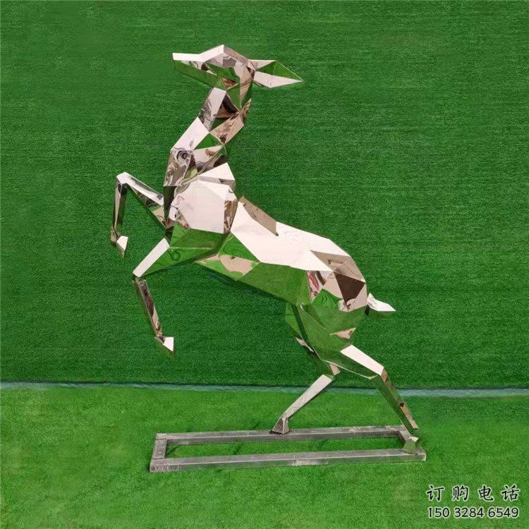 小鹿雕塑優(yōu)價(jià)，村標(biāo)概念，切面小鹿雕塑精品