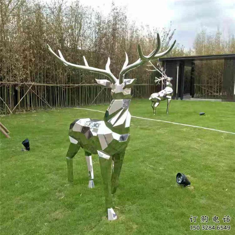 主題小鹿雕塑制作，村標概念，切面小鹿雕塑專供