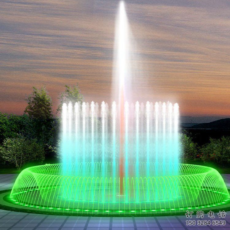 吸力程控水簾噴泉雕塑