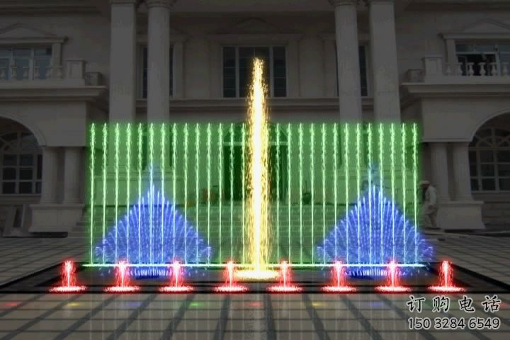 波光變頻噴泉雕塑，水景噴泉雕塑生產商
