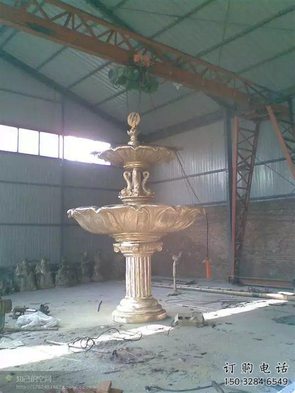 鑄銅噴泉雕塑制作,戶外景觀水景雕塑