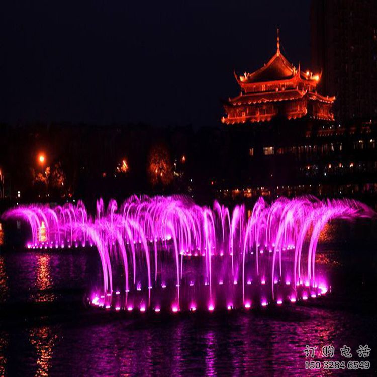 制作噴泉雕塑，燈光數控效果，電影效果雕塑