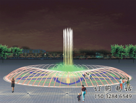 音樂水景搖擺噴泉雕塑，循環噴水模式噴泉雕塑生產