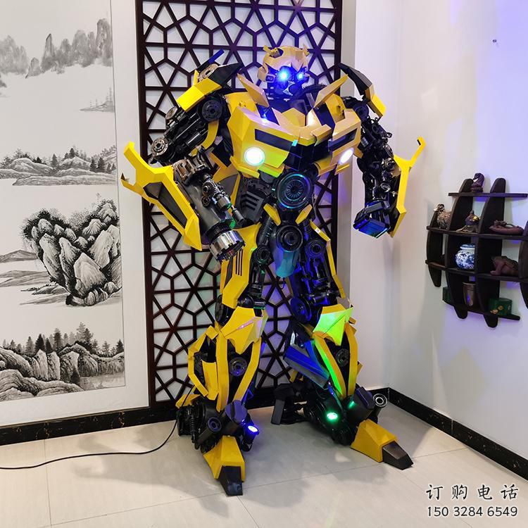影視劇版機(jī)器人雕塑實(shí)景